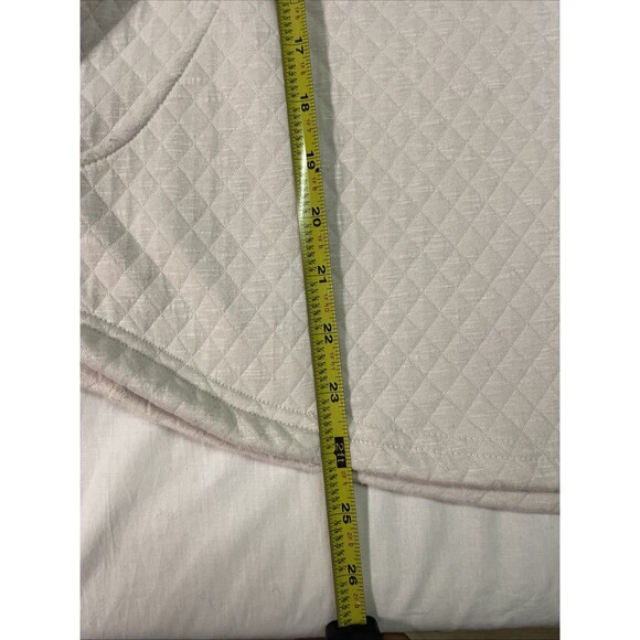 Victory Outfitters Women’s Large Pullover Quilted Jacket Cream Minimalist - Picture 7 of 9